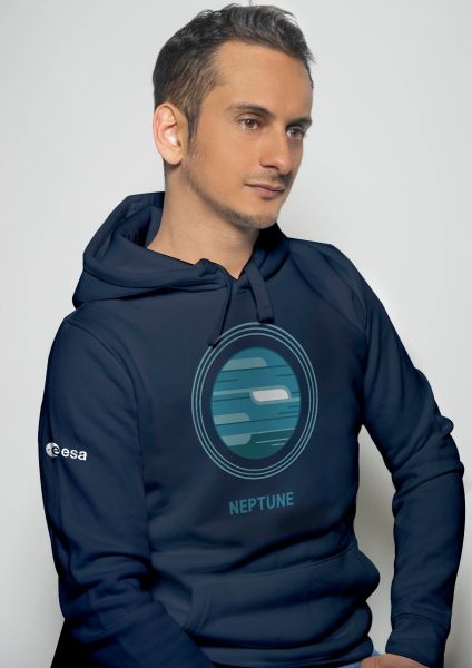 Hoodie with Neptune for men