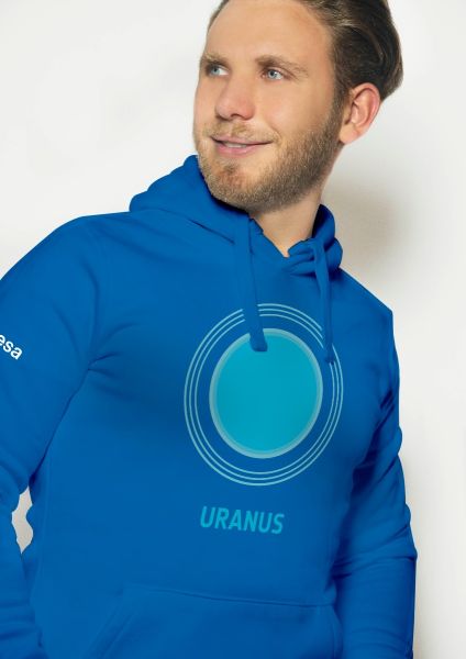 Hoodie with Uranus for men
